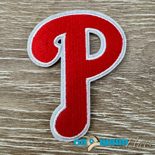 Phillies P Iron-On Patch