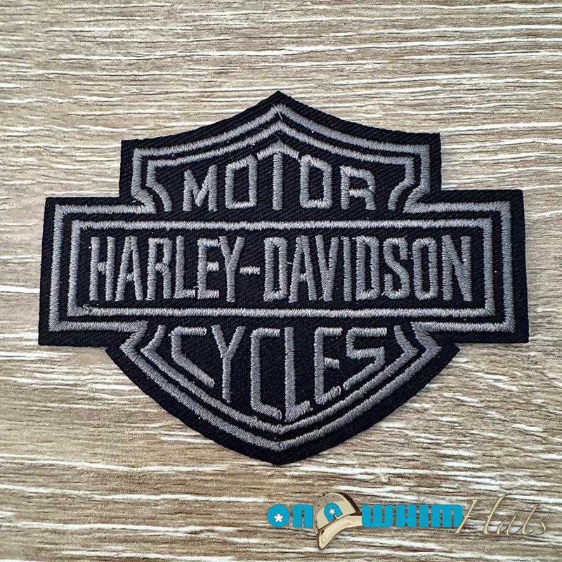 Harley-Davidson Charcoal Iron-On Patch