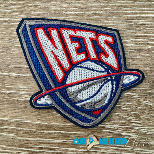 Nets Embroidered Iron-On Patch