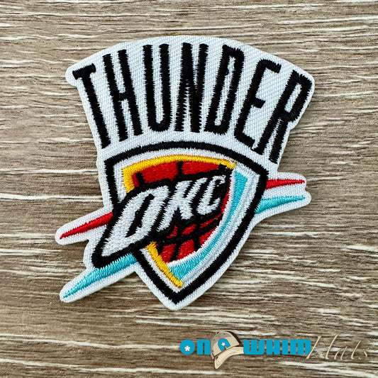 OKC Thunder Embroidered Iron-On Patch