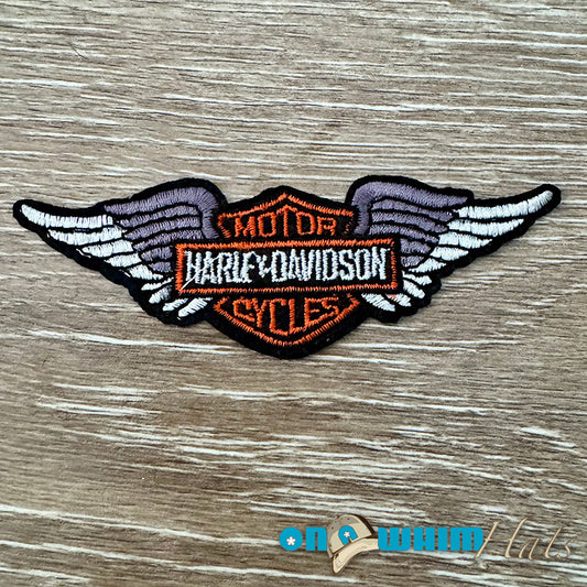 Harley Davidson Wings Iron-On Patch