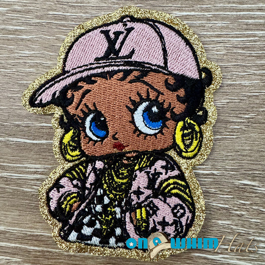 Designer Inspired LV Betty Boop Patch