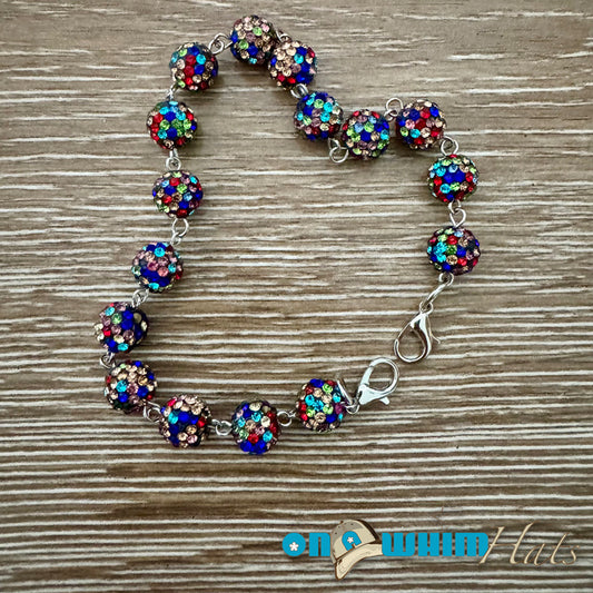 Rainbow Sparkly Hat Chain