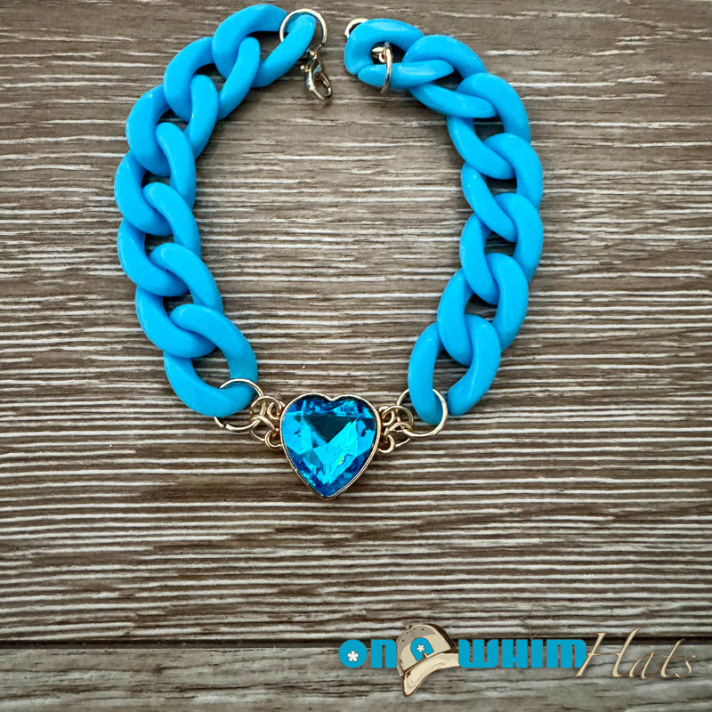 Acrylic Hat Chain with Heart