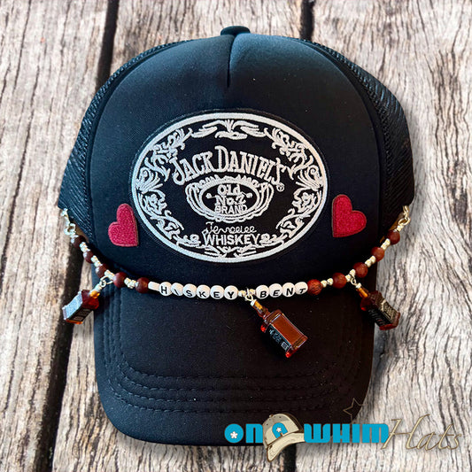 Whiskey Lover Handmade Trucker Hat