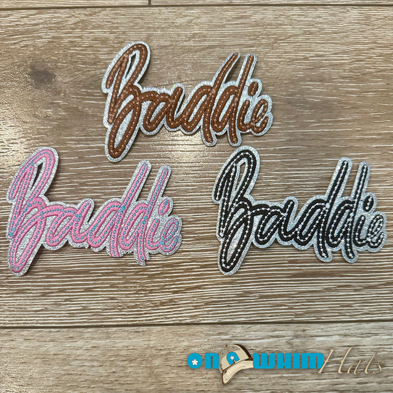 Baddie Embroidered Iron-On Patch
