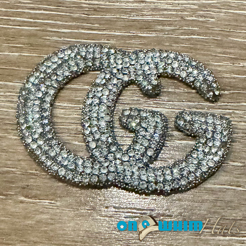 Designer Inspired Gucci Rhinestone Iron-On Patch