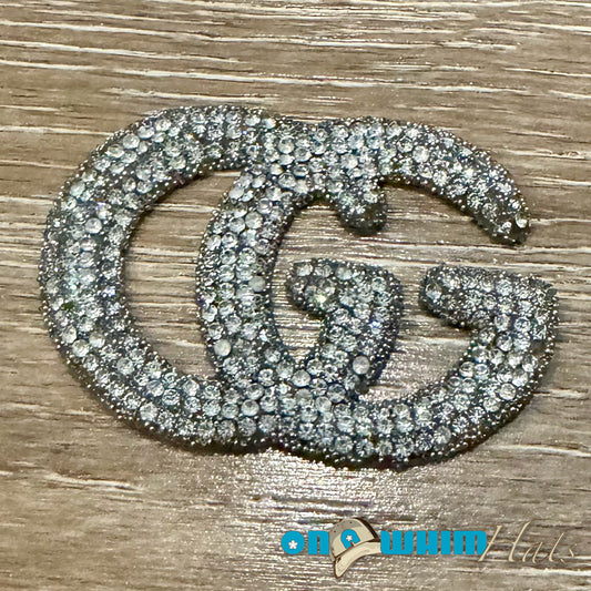 Designer Inspired Gucci Rhinestone Iron-On Patch