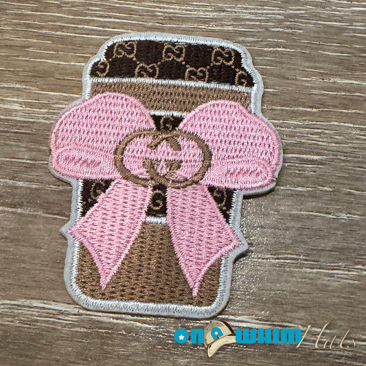 Gucci Coffee Designer Inspired Iron-On Patch