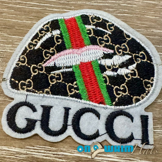 Gucci Mouth Designer Inspired Iron-On Patch