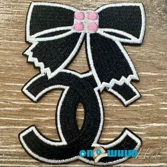 CC Bow Designer Inspired Iron-On Patch