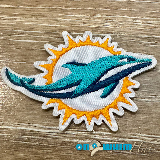 Miami Dolphins Embroidered Iron-On Patch