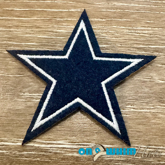 Dallas Cowboys Star Embroidered Iron-On Patch