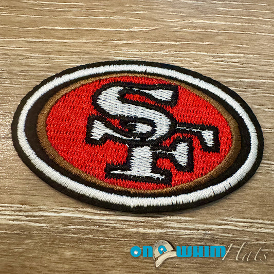 San Francisco 49ers Rounded Embroidered Iron-On Patch