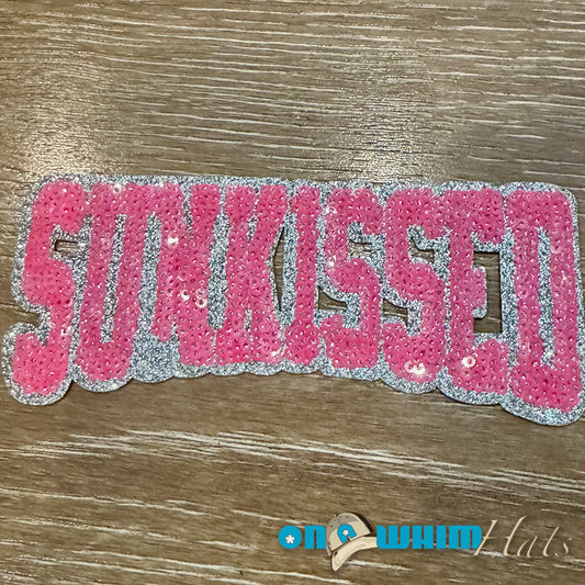 Sunkissed Pink Sequin Patch