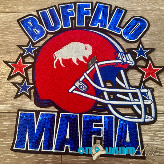 Buffalo Bills Mafia XL Iron-On Patch