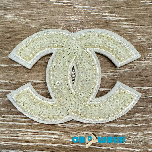 Chanel Beige Designer Inspired Iron-On Patch