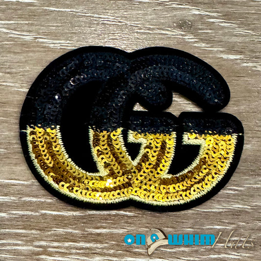 Gucci Sequin Designer Inspired Iron-On Patch
