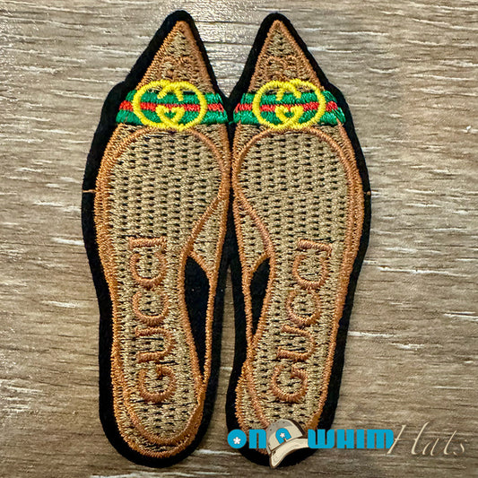 Designer Inspired Gucci Shoes Iron-On Patch