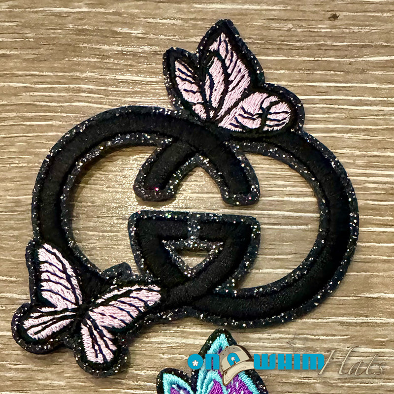 Designer Inspired Gucci Butterfly Iron-On Patch
