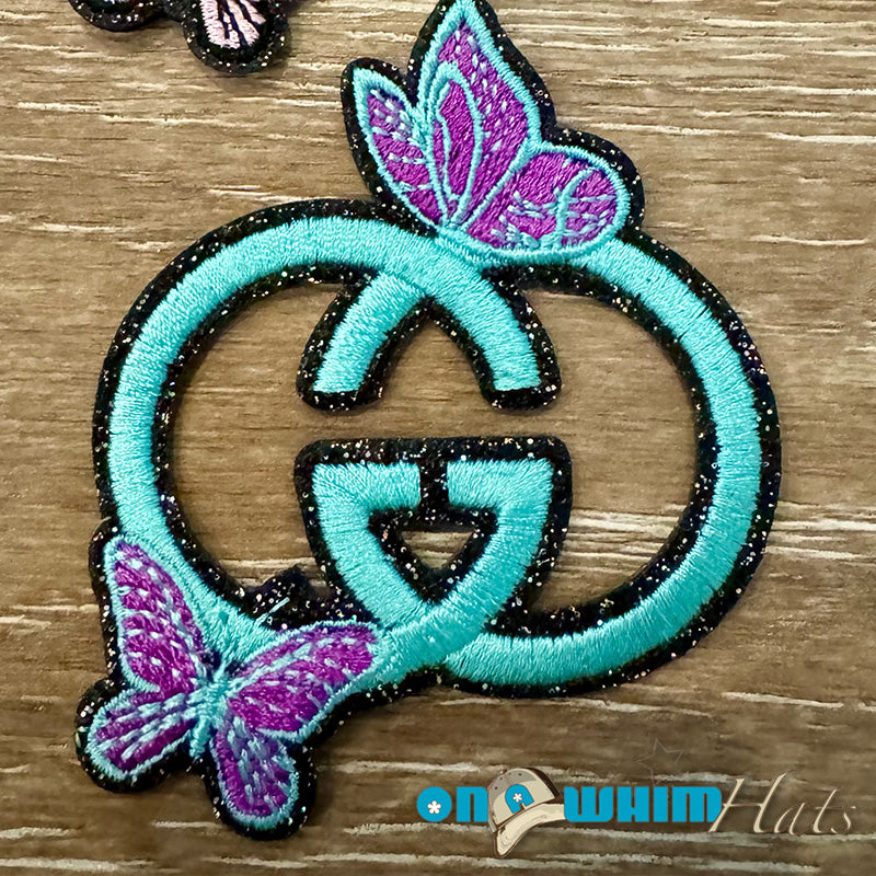 Designer Inspired Gucci Butterfly Iron-On Patch