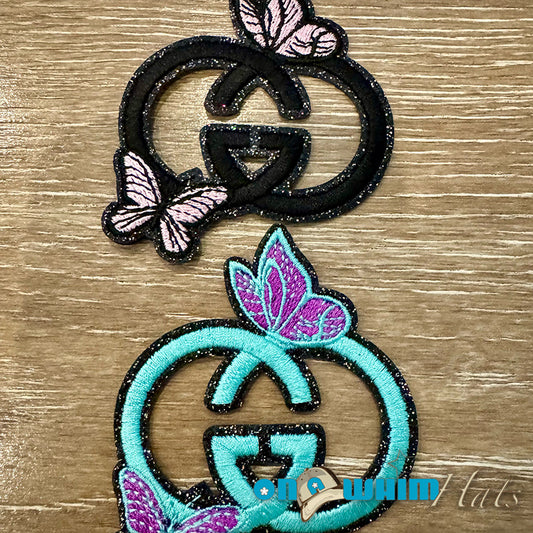 Designer Inspired Gucci Butterfly Iron-On Patch