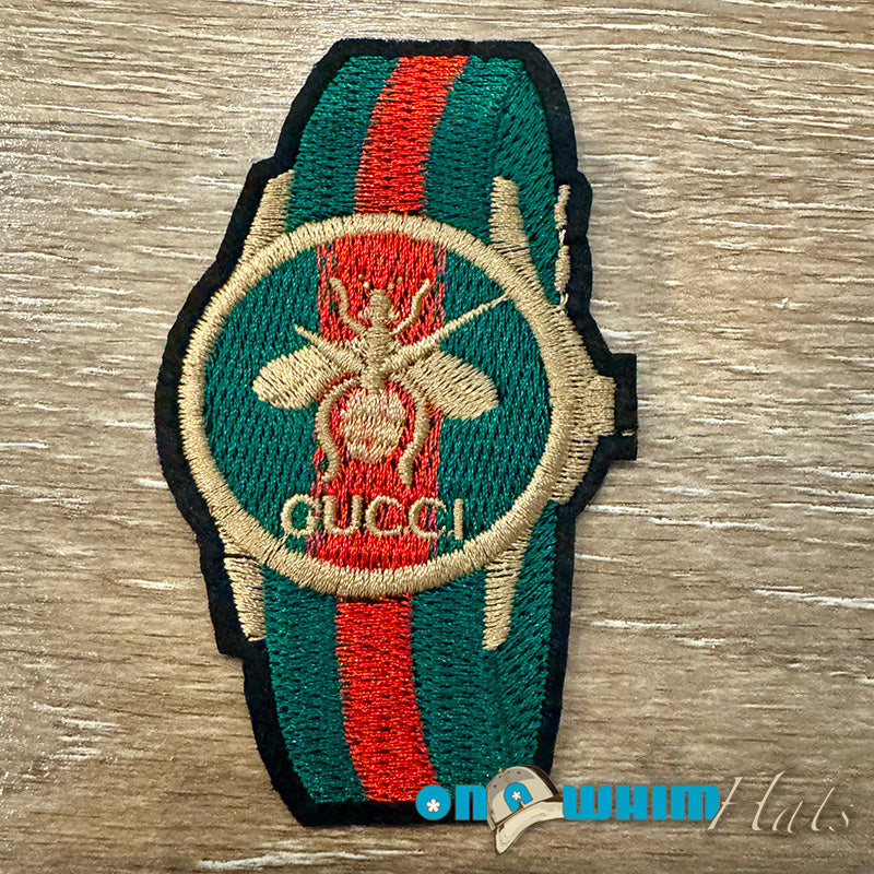 Designer Inspired Gucci Watch Iron-On Patch