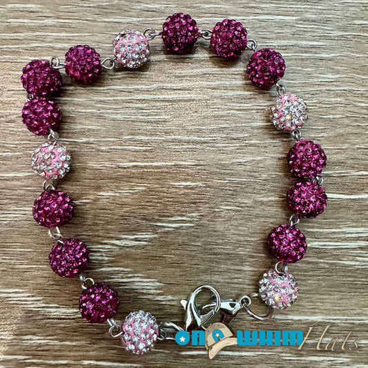 Pink Sparkly Hat Chain