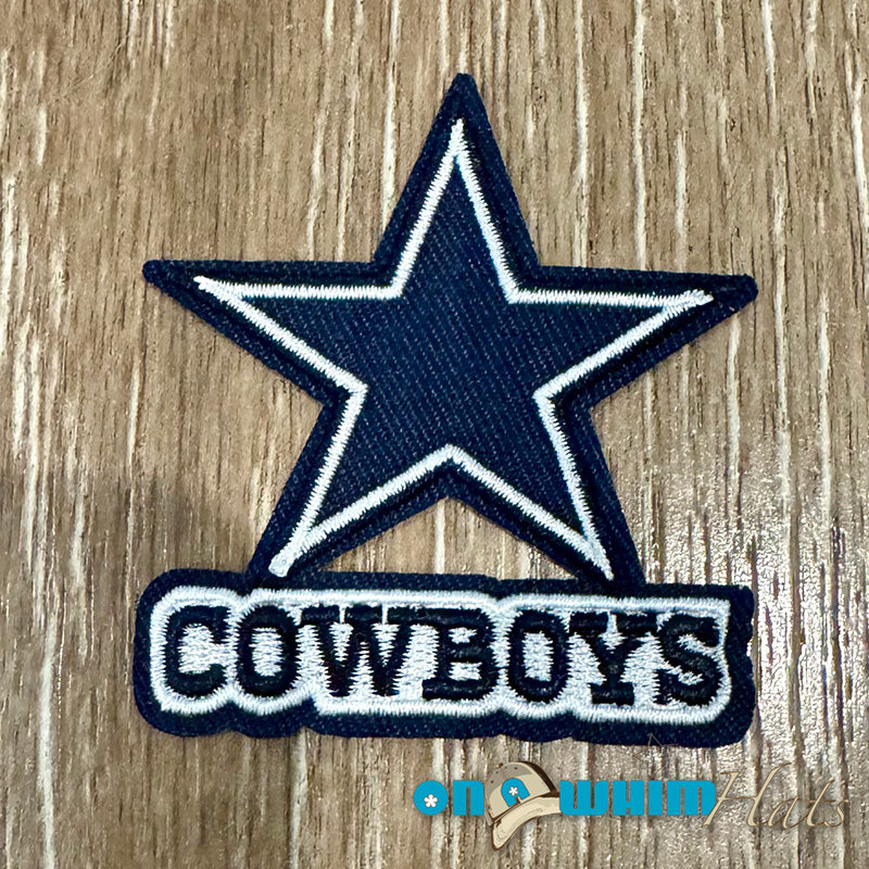 Star Dallas Cowboys Embroidered Iron-On Patch
