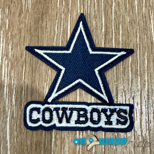 Star Dallas Cowboys Embroidered Iron-On Patch