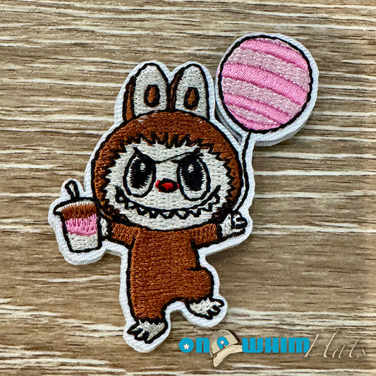 Lollypop La Bubu Embroidered Iron-On Patch
