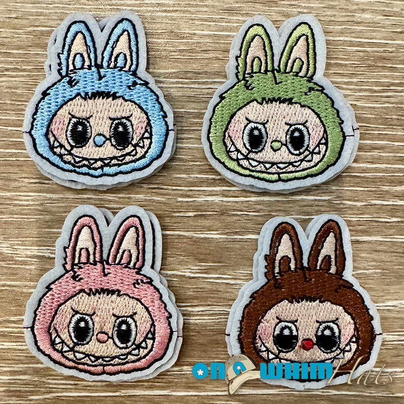 La Bubu Heads Embroidered Iron-On Patch