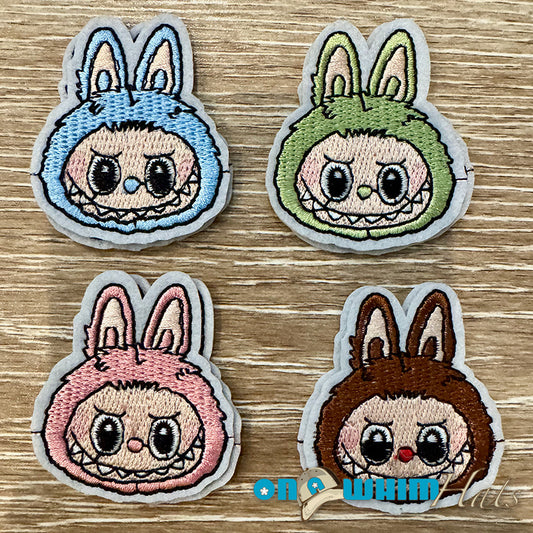 La Bubu Heads Embroidered Iron-On Patch