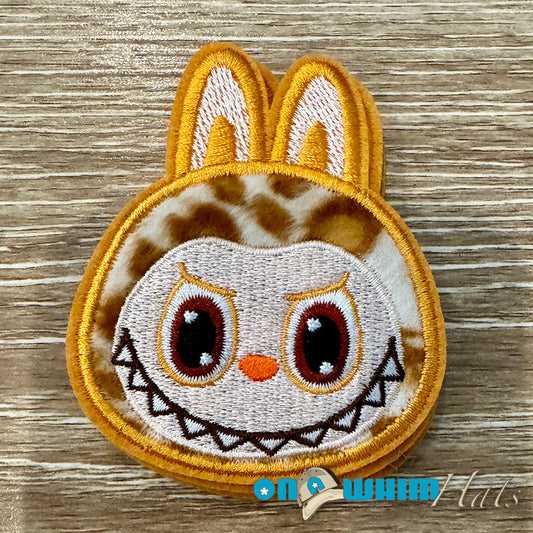 La Bubu Yellow Leopard Embroidered Iron-On Patch
