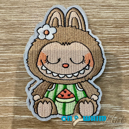 La Bubu Watermelon Embroidered Iron-On Patch