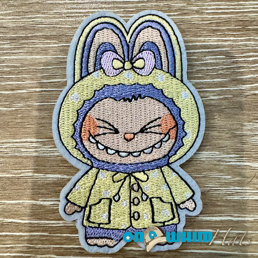 La Bubu with Jacket Embroidered Iron-On Patch