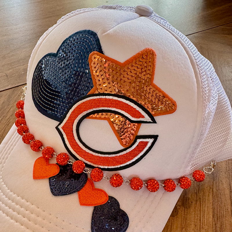Chicago Bears Bling Trucker Hat