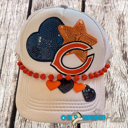 Chicago Bears Bling Trucker Hat