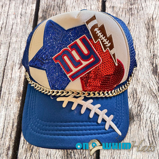 NY Giants Bling Trucker Hat