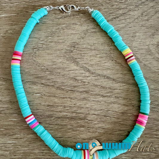Aqua Colorful Hat Chain