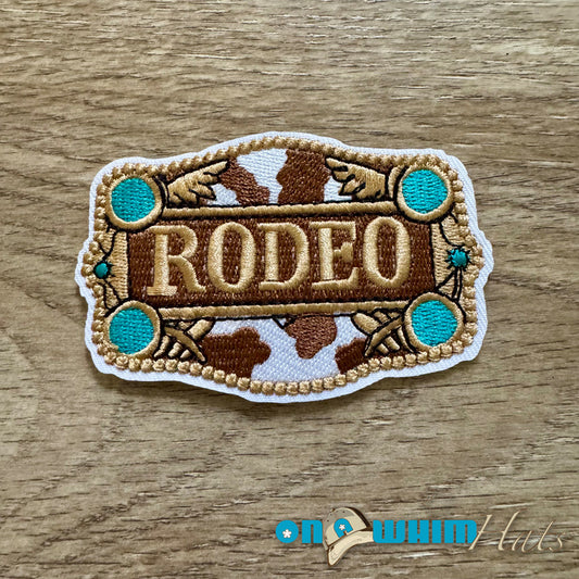 Rodeo Embroidered Iron-On Patch