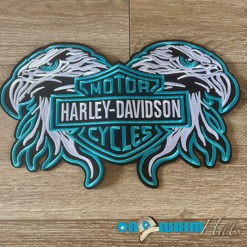 XL Harley-Davidson Wings Iron-On Patch