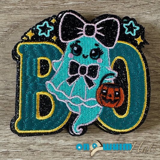 Boo Iron-On Patch