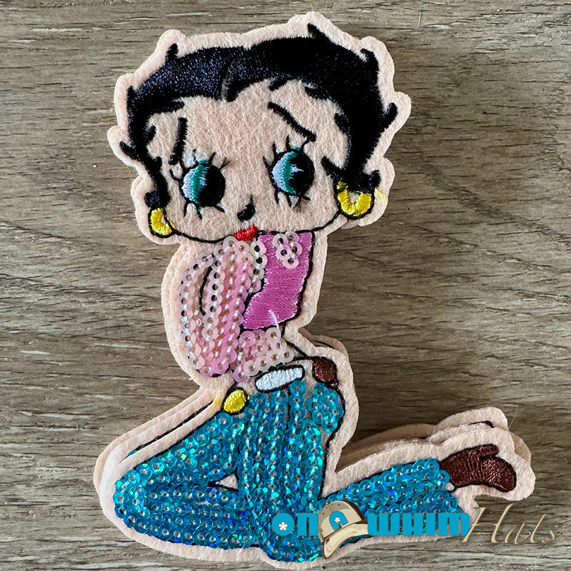 Betty Boop Sequin Iron-On Patch