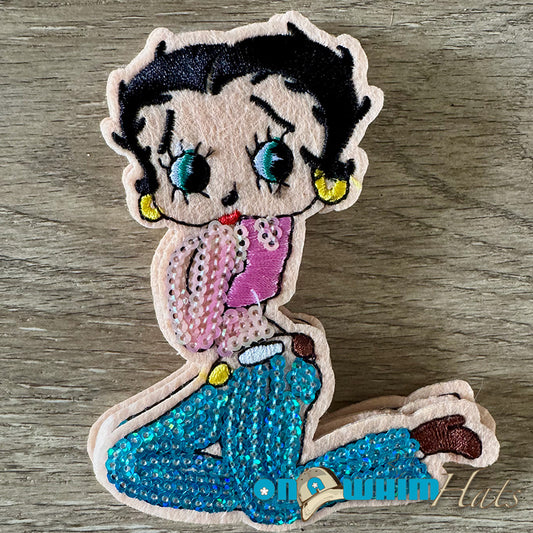 Betty Boop Sequin Iron-On Patch