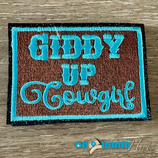 Giddy Up Cowgirl Iron-On Patch