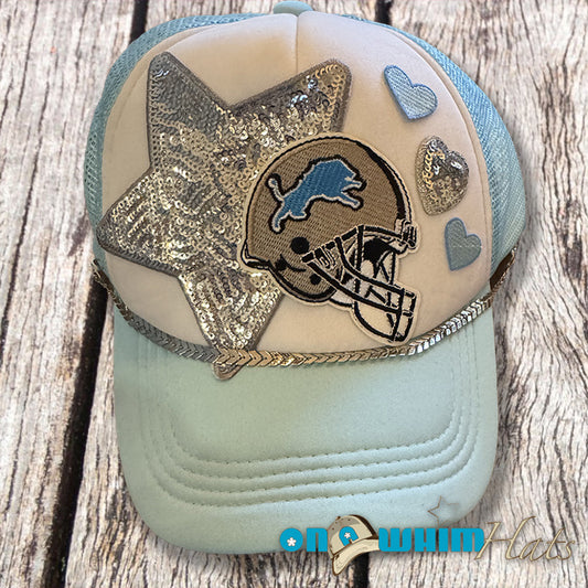 Lions White Trucker Hat