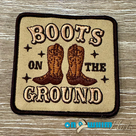 Boots on the Ground Iron-On Patch