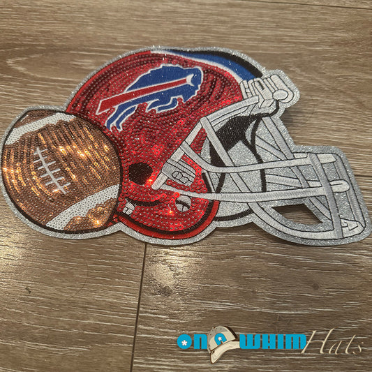 Bills Helmet XL Iron-On Patch