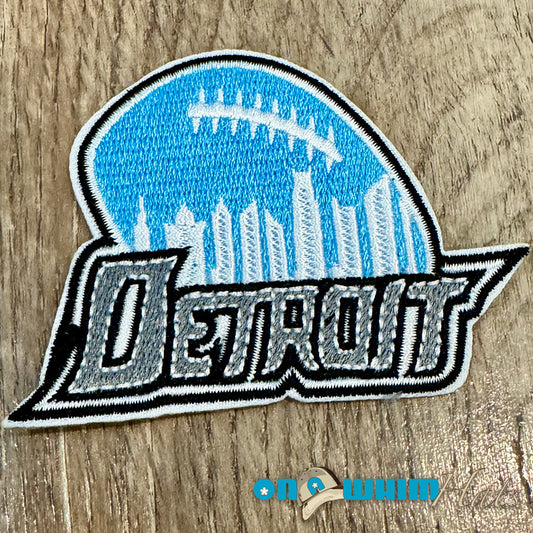 Detroit Lions Football Embroidered Iron-On Patch